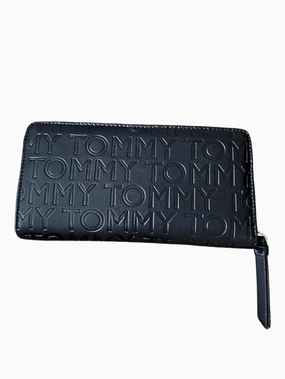 Tommy Hilfiger Debossed Monogram Continental Zip-Around Wallet